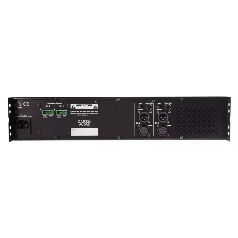 AUDAC CAP224 amplificador de audio de 2.0 canales