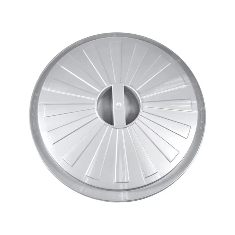 keeeper Mats Maxi contenedor de residuos 50L, Ø50 x 55 cm, plata