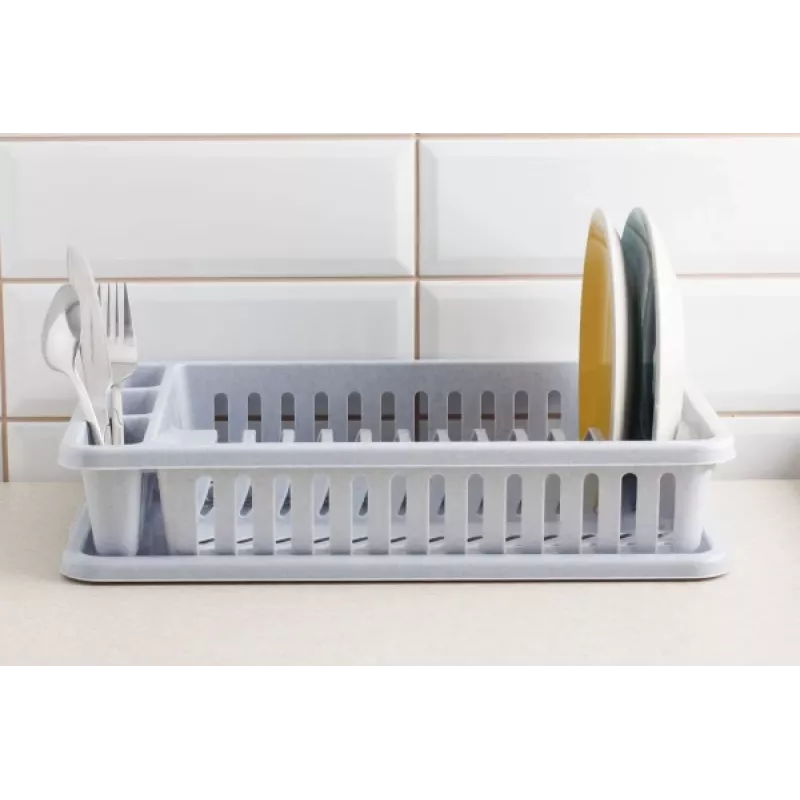 CURVER escurreplatos 26,5x42x8,8 cm gris