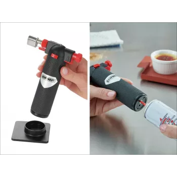 LEIFHEIT Burner quemador de gas butano con encendido piezoeléctrico y seguridad infantil
