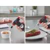 LEIFHEIT Burner quemador de gas butano con encendido piezoeléctrico y seguridad infantil