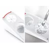 LEIFHEIT cortador de huevos Combi – cortador de huevos y cortador de huevos en octavos 2 en 1, blanco