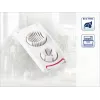 LEIFHEIT cortador de huevos Combi – cortador de huevos y cortador de huevos en octavos 2 en 1, blanco