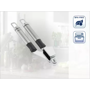 LEIFHEIT prensaajos ProLine acero inoxidable con herramienta de limpieza integrada