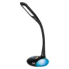 Activejet AJE-VENUS RGB lámpara de escritorio LED negra con base RGB, luz principal 7W, base RGB 3W, 400lm, 3000K/4500K/6000K, control táctil, brazo flexible