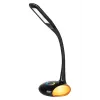 Activejet AJE-VENUS RGB lámpara de escritorio LED negra con base RGB, luz principal 7W, base RGB 3W, 400lm, 3000K/4500K/6000K, control táctil, brazo flexible