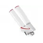 LEIFHEIT abrelatas Lifty manual Top-Cut con mango ergonómico, cuchilla de acero inoxidable, blanco/gris