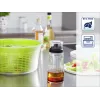 LEIFHEIT coctelera de aliño para ensalada 300 ml, transparente/verde