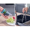 LEIFHEIT cortador de espiral manual para verduras con 2 opciones de corte, blanco/verde