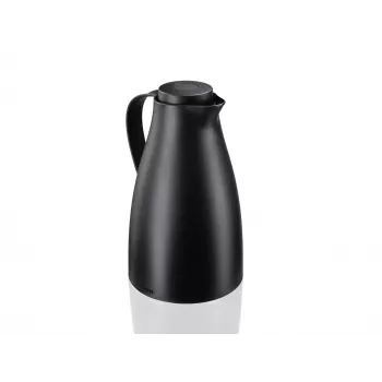 LEIFHEIT Thermos Harmonic negra 1L jarra isotérmica con aislamiento al vacío