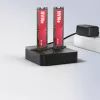 AXAGON ADSA-M2C22L dock para dos SSD M.2 NVMe, USB-C 20Gbps, función de clonación