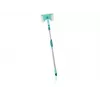 LEIFHEIT cepillo para azulejos y baño con mango telescópico 93-150 cm limpiador de baño Micro Duo