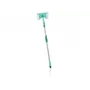 LEIFHEIT cepillo para azulejos y baño con mango telescópico 93-150 cm limpiador de baño Micro Duo