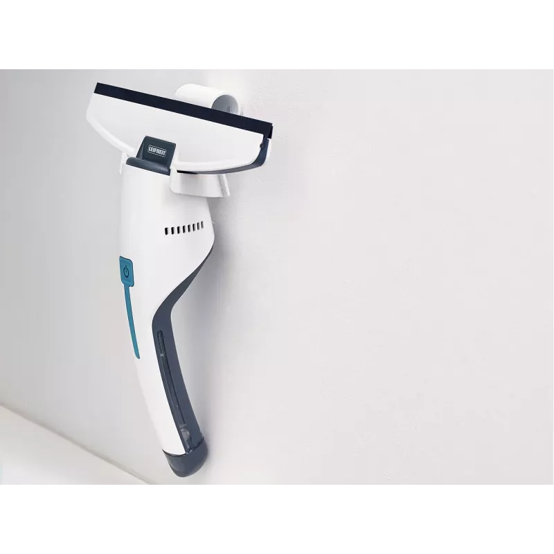 LEIFHEIT Nemo soporte de pared para aspirador de ventanas – almacenamiento que ahorra espacio y soporte de carga