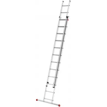 Escalera multiusos de aluminio HAILO S80 ProfiStep duo 2x12 peldaños