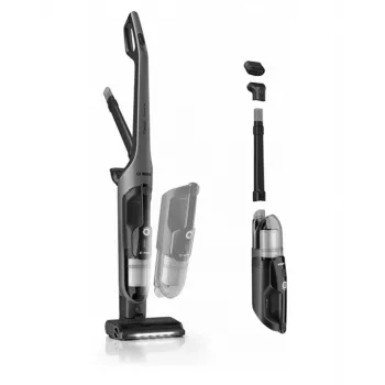 Bosch Flexxo Series 4 BHH4GN28 Aspirador escoba con batería, 28,8V, 70min de autonomía, aspirador de mano 2 en 1, AllFloor Power Brush, sin bolsa, negro/antracita