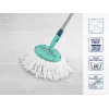 Set de recambio Clean Twist Disc Mop LEIFHEIT, 2 cabezales de microfibra, blanco
