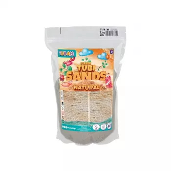 Arena natural Tubi TUBAN doypack 2,5 kg – arena para baño y para cavar para animales pequeños