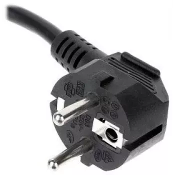 Regleta de enchufes DELTA PD-4/R10 de 4 tomas con cable de 10 m, negra