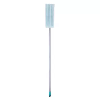 Fregona plana LEIFHEIT POWER CLEAN M Micro Duo con mango telescópico, 33 cm, verde/blanco/gris