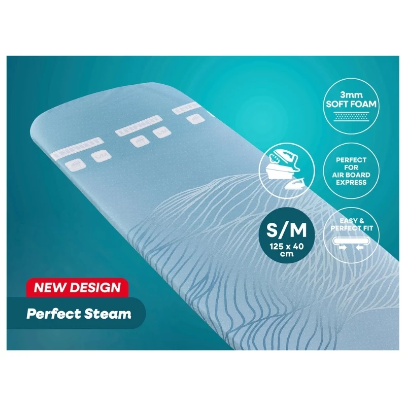 Funda de tabla de planchar LEIFHEIT Perfect Steam Air Board Express S/M 125x40 cm