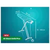 Tabla de planchar LEIFHEIT Air Board M Solid Plus 120x38 cm con funda Thermo-Reflect