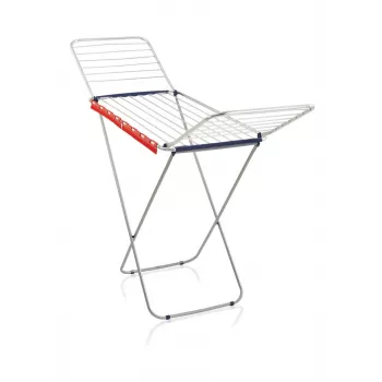 LEIFHEIT Classic Wäschetrockner Siena 200 Easy Aluminium - tendedero de 20 m con ala, plata/gris