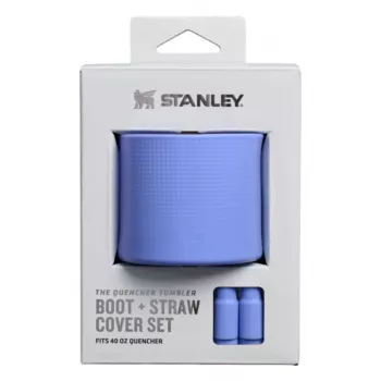 STANLEY The Quencher Boot + accesorio de pajita Hortensienblau 1,18L set de silicona