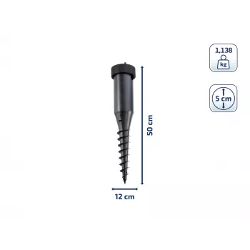 Leifheit Pin centrado joystick de tornillo giratorio