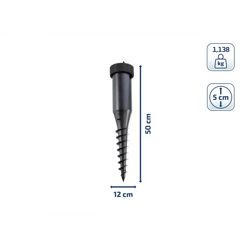 Leifheit Pin centrado joystick de tornillo giratorio