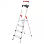 HAILO L85 ComfortLine escalera doméstica de aluminio de 4 peldaños