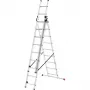 HAILO ProfiStep Combi escalera de aluminio 3x9 peldaños