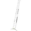 HAILO escalera combinada HobbyLOT aluminio 2x8 + 1x9 peldaños