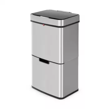 HAILO Öko Vario XL sistema de separación de residuos, 2x25L, acero inoxidable