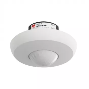 BEG 92186 detector de movimiento PIR de techo PD3-UP-1C RAL9010, 1 canal, empotrado, blanco puro