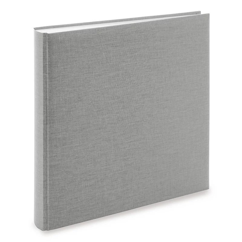 Álbum de fotos Goldbuch Trend 2, 300 mm, 60 hojas blancas, encuadernación de tapa dura, gris (27606)