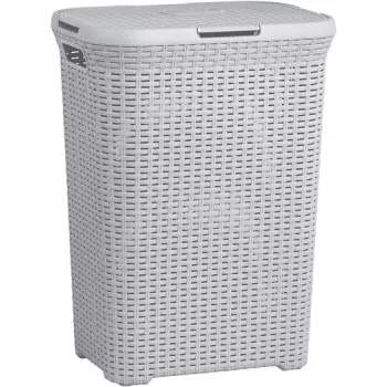 Curver Natural Style cesto de ropa 60L gris claro