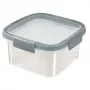 CURVER Smart Eco Fresh recipiente cuadrado de almacenamiento 0,9L transparente con tapa verde