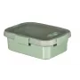 CURVER caja de almacenamiento para alimentos Lunch rectangular 1L Smart Eco To Go 20x15x7cm verde suave