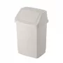 CURVER Click-it cubo de basura de pedal 50L, blanco, 38,5x33,5x63,5 cm