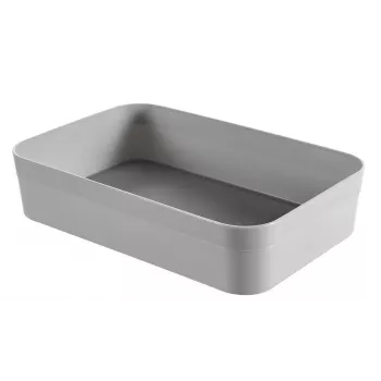 CURVER Infinity Recycled XL cesta de almacenamiento 23x15x5 cm gris