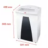 HSM SECURIO B34 destructora de documentos de corte en tiras 5,8 mm blanca