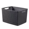 CURVER cesta Jute L 20L 36x28x23cm gris oscuro
