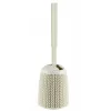 CURVER escobilla de baño Knit con soporte, blanca, Ø14x43 cm