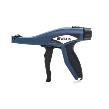 HellermannTyton EVO7i herramienta manual para bridas con carcasa de plástico azul-negra (110-77001)