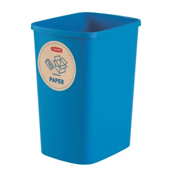 Curver Deco Flip Bin set de cubos de reciclaje 3x10L azul verde amarillo