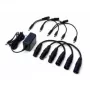 TC Helicon Singles Connect Kit - 3 cables de conexión para instrumentos de 15 cm para pedales de efectos