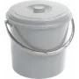 CURVER cubo con tapa 12L gris