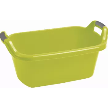 CURVER cubeta ovalada con asas 35L verde cubeta flexible