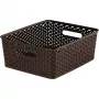 CURVER cesta My Style M 13L marrón oscuro